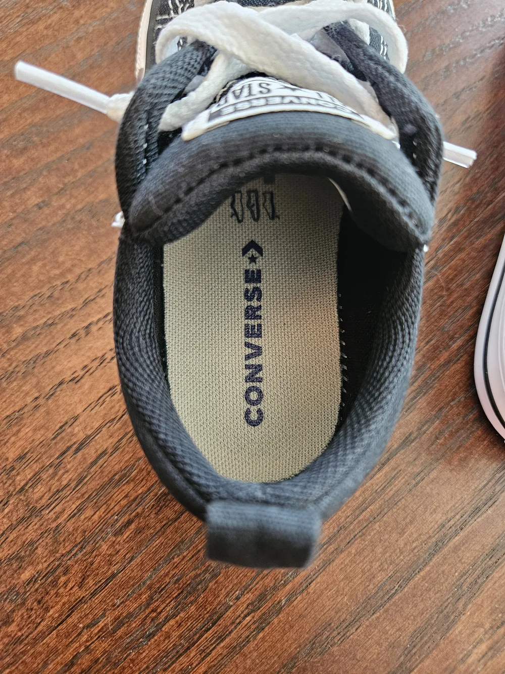 Converse All Star Black White Shoes Toddler Size 8 Sneakers